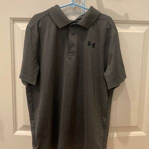 Grey UA polo dress shirt